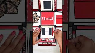 Giant Explosion Box ❤🖤 #srushtipatil #scrapbooking #craftideas #crafts #explosionbox #scrapbookcard