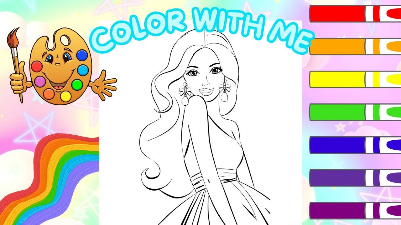 Magical Barbie Coloring Adventure: Join the Fun and Bring Barbie's World to Life with Colors!