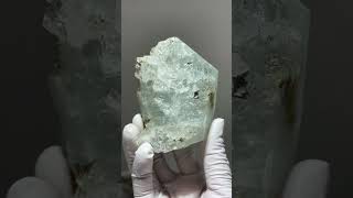Video preview: Pale Blue-Green Aquamarine — Xuebaoding, Sichuan, China | Natural Mineral Specimen
