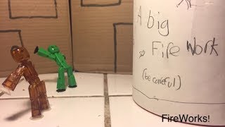 A Firework too big #Stikbot