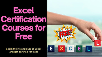 Unlock Your Excel Skills: Free Courses with Certificate