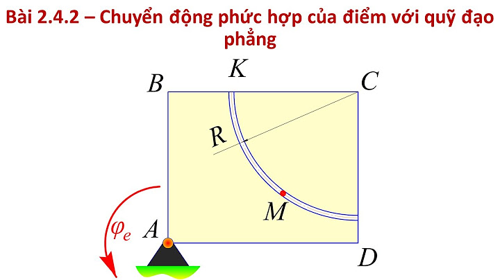 Bài tập cơ lý thuyết ve chuyen dong cua diem