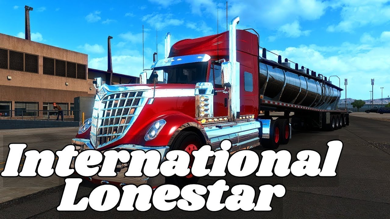 ATS v1.36 | International Lonestar - american truck simulator - Первая проба | LIVE №2341