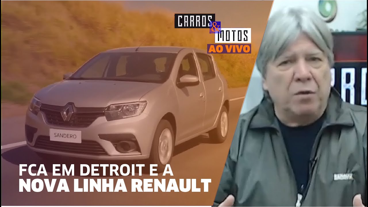 AO VIVO: A nova geração da Renault e o encontro do FCA em Detroit automobilista vr