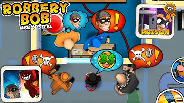 Robbery Bob - Prison Chapter Gameplay Walkthrough Ep 103