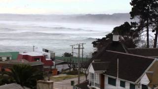 Marejada en Concón