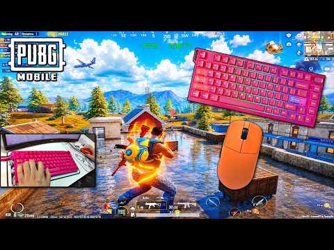 Yunzii RT75 Pro Keyboard ASMR 😴🌿 + PUBG Mobile PC 90 FPS 4K HDR Gameloop Emulator (Handcam)