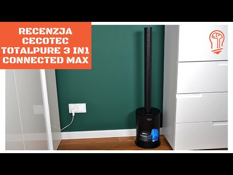 Recenzja Cecotec TotalPure 3 in1 Connected Max, czyli test oczyszczacza powietrza z WiFi i grzaniem?