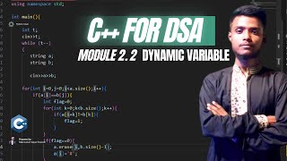 Module 2.2 | C++ এ Dynamic Variable কীভাবে কাজ করে new & delete Explained Mahmudul Haque Shawon