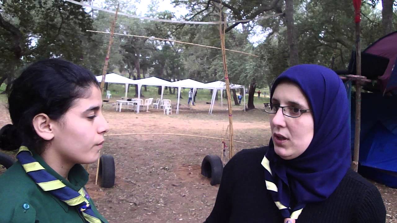 الكشفية الحسنية المغربية مخيم الرباط طانطان تصريح القائدة امينة بربيش