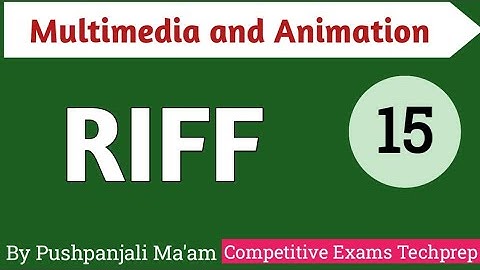Lec - 3.3 RIFF in multimedia in Hindi