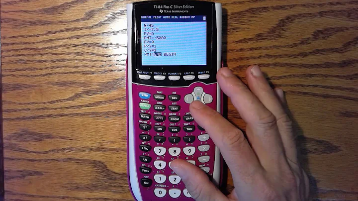 TI84  - Solving for Future Value of an Annuity