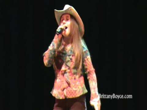 12 yr. old Brittany Boyce singing Gretchen Wilson Chariot