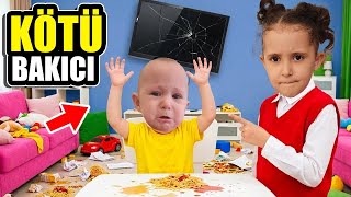 EVİMİZE KÖTÜ BAKICI GELDİ !! ASEL MİRAYA KÖTÜ DAVRANDI !! BAHAR BANU ALYA ASEL MİRA !!