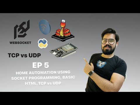 Home Automation using Socket Programming | HTML Basics | TCP Vs UDP  | MicroPython EP 5 | LEARNIT