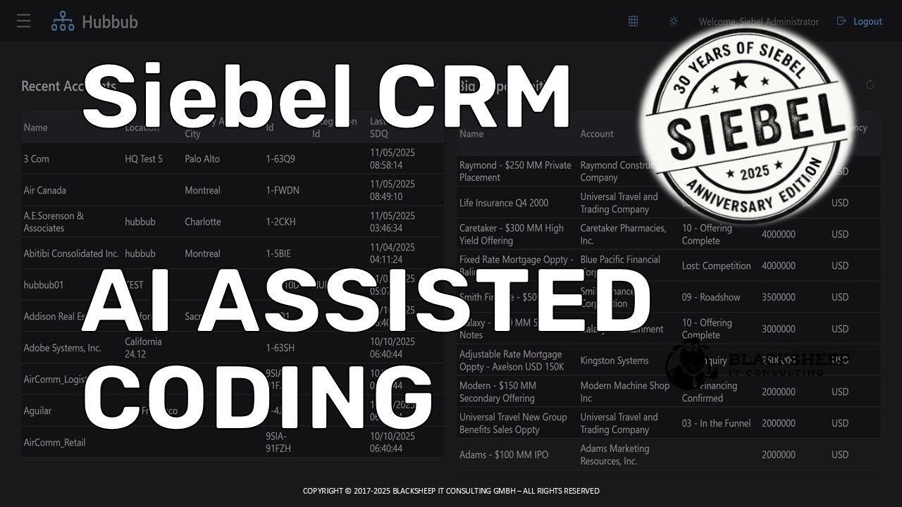 AI Coding for Siebel Professionals - Call for Comments!