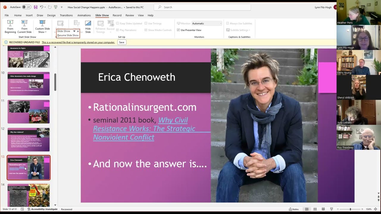 How is Non Violent Social Change Created?