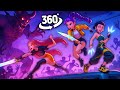 Huntrix fight on the Train! - Kpop Demon Hunters | 360° VR Animation