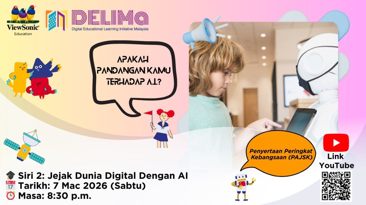 KELAS DIDIK VIEWSONIC : SIRI MAC - JEJAK DUNIA DIGITAL DENGAN AI #kelasdidikviewsonic #viewsonic
