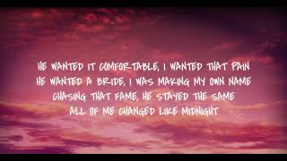 Midnight Rain - Taylor Swift (lyrics)