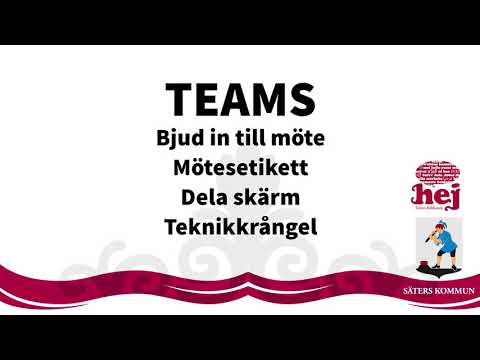 Video: Hur Man Går Med I Ett Nytt Team