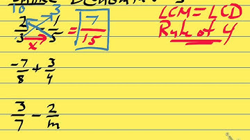 Pre-Algebra, Lesson 5-3: Adding/Subtracting Fractions & Mixed Numbers
