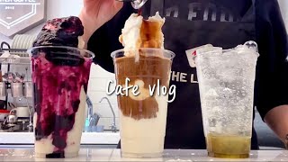 (Eng)When you drink a cup of coconut coffee frappe, this is Vietnam!/ cafe vlog / asmr