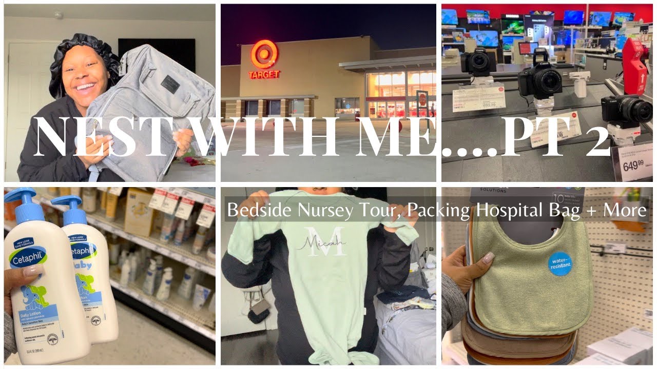 ГНЕЗДО СО МНОЙ, Ч. 2 | 37 НЕДЕЛЬ БЕРЕМЕННОСТИ | ЭКСКУРСИЯ С МЕДСЕСТЕРОЙ, СБОР БОЛЬНИЧНОЙ СУМКИ И ...