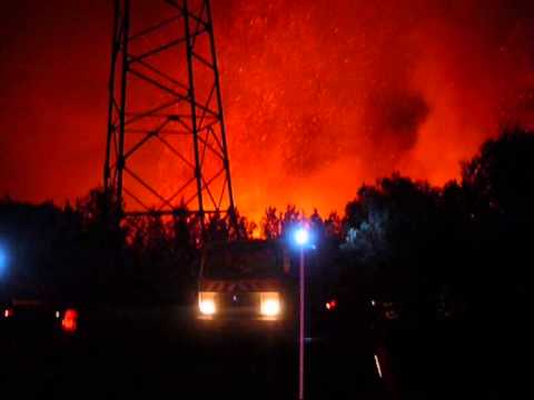 Feu de foret les pennes mirabeau bouches du rhone  YouTube