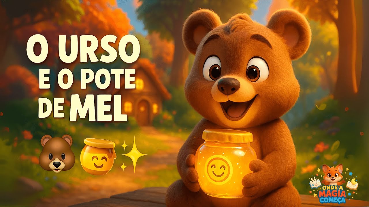 O Urso e o Pote de Mel - História Infantil Para Dormir 