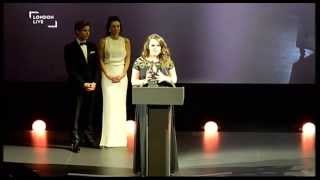 Evening Standard Theatre Awards Speech- Laura Jane Matthewson