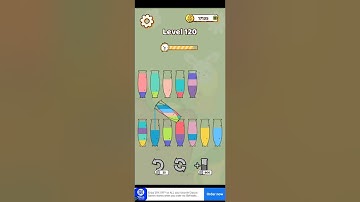 How to complete Drink sort master advance mod Level 120
