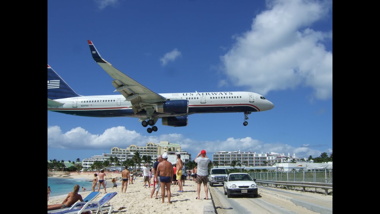 Maho Beach St Maarten Extreme Plane Spotting And Jet Blasts You