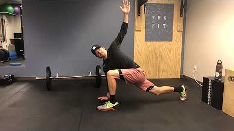 Spider-Man Stretch w/thoracic rotation