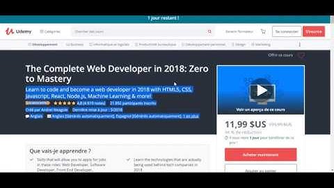 free The Complete Web Developer in 2018  Zero to Mastery