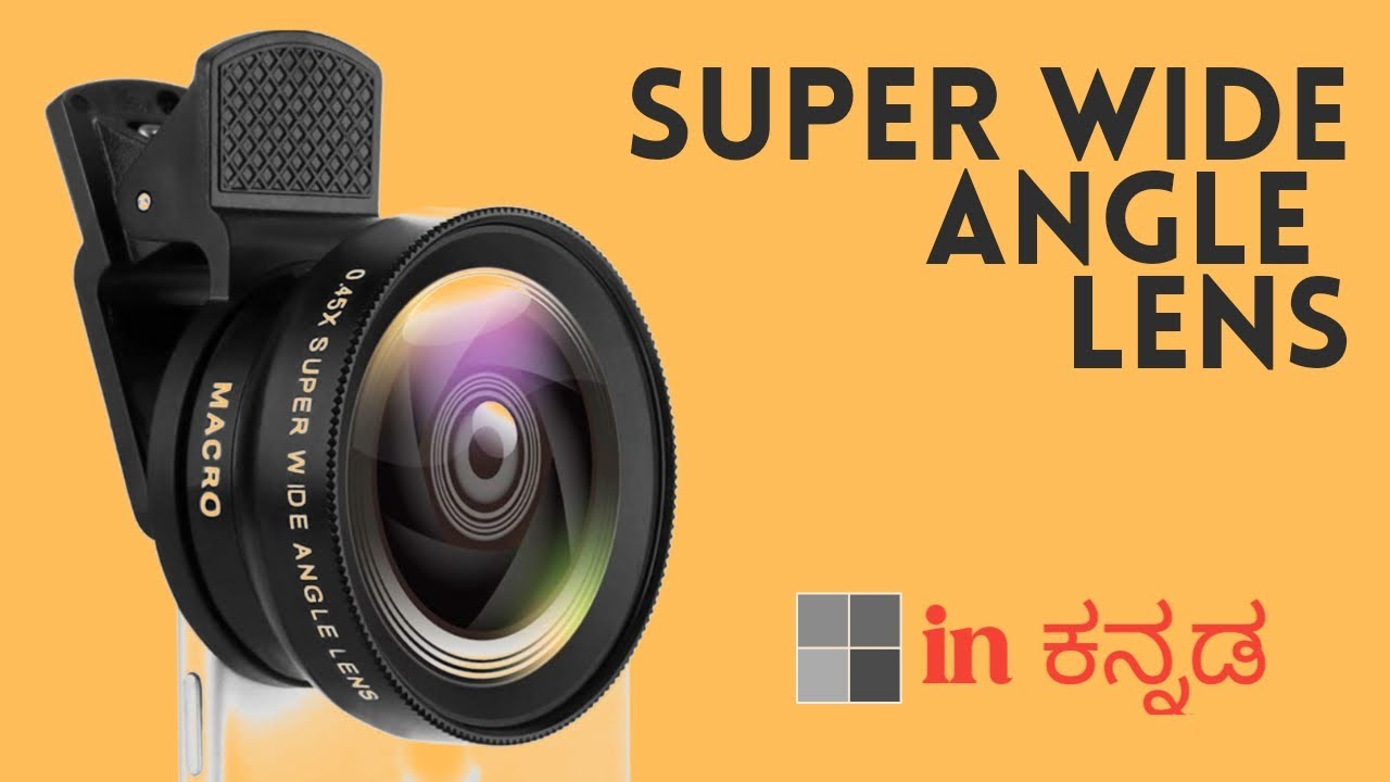 wide angle lens for mobile in kannada 2022 YouTube