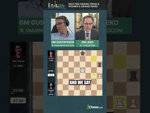 Peter Leko: "If somebody defends like this, Give him a Noble Prize"