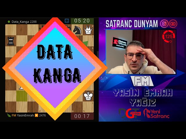 DATA KANGA ile 89 HAMLE Süren SATRANÇ Maçı class=