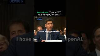 The CEO behind ChatGPT runs a $300B company on a $76K salary. #samaltman #openai #chatgpt