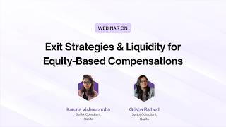 Equity Compensation Explained: Exit & Liquidity Strategies | Qapita Webinar