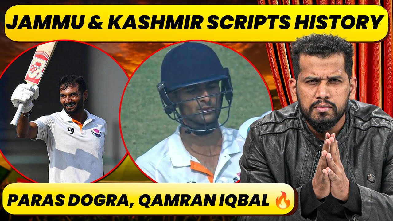 RANJI BREAKING : J&K's FIRST EVER WIN AGAINST DELHI IN RANJI TROPHY, PARAS DOGRA, AUQIB,KAMRAN SHINE