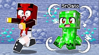 Me Convertí en Creeper para Molestar a Mi Amiga 🤣 | Trollee a mi CRUSH en MINECRAFT SRGATO