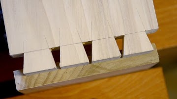 Hand Cut Dovetails Part 10: Layout the Pins