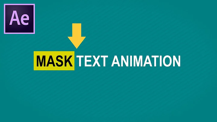After Effects Tutorial: Simple Mask Text Animation in Adobe After Effects
