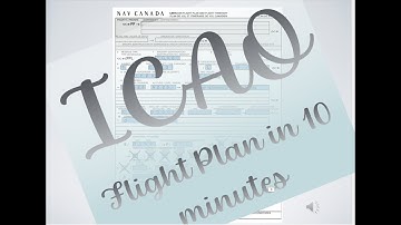 How to EASILY fill in an ICAO Flight Plan for your PPL or CPL Flight test...