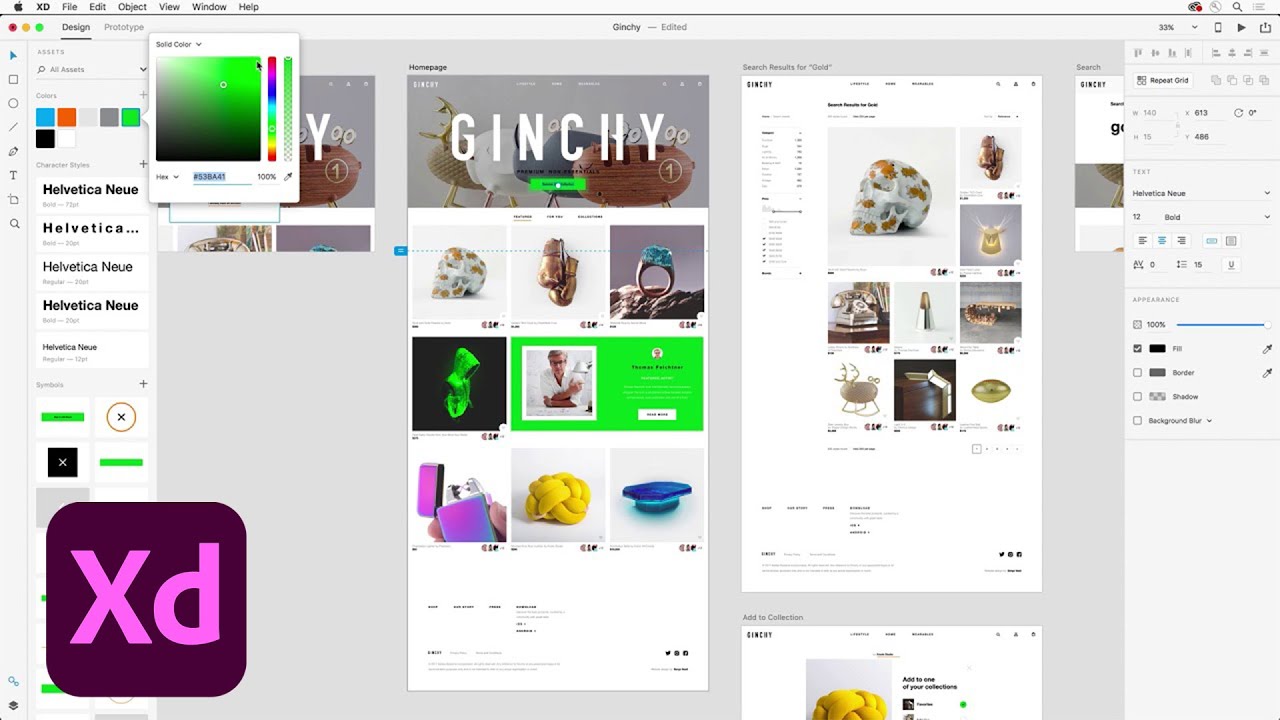 Adobe XD Assets Panel Adobe Creative Cloud YouTube