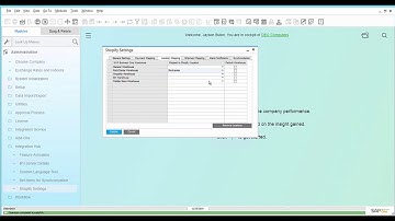 Shopify Setup in SAP Business One