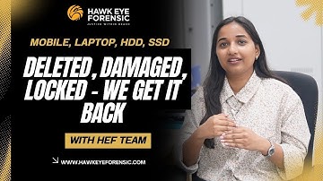 Deleted, Damaged, or Locked? Get Your Data Back with Hawk Eye Forensic | Data Recovery