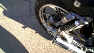 Zephyr 550 exhaust sound