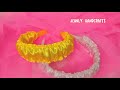 Scrunchie headband tutorial is now on jeanly handcrafts channel